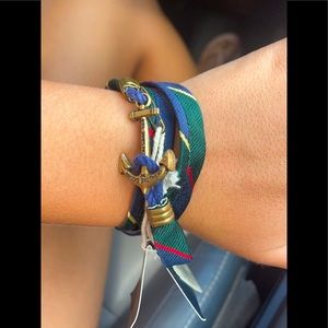 Brooks Brothers Keil James Patrick stripe bracelet